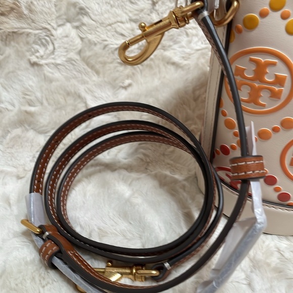 NWT Tory Burch T Monogram Degrade Mini Bucket Bag - Picture 4 of 9